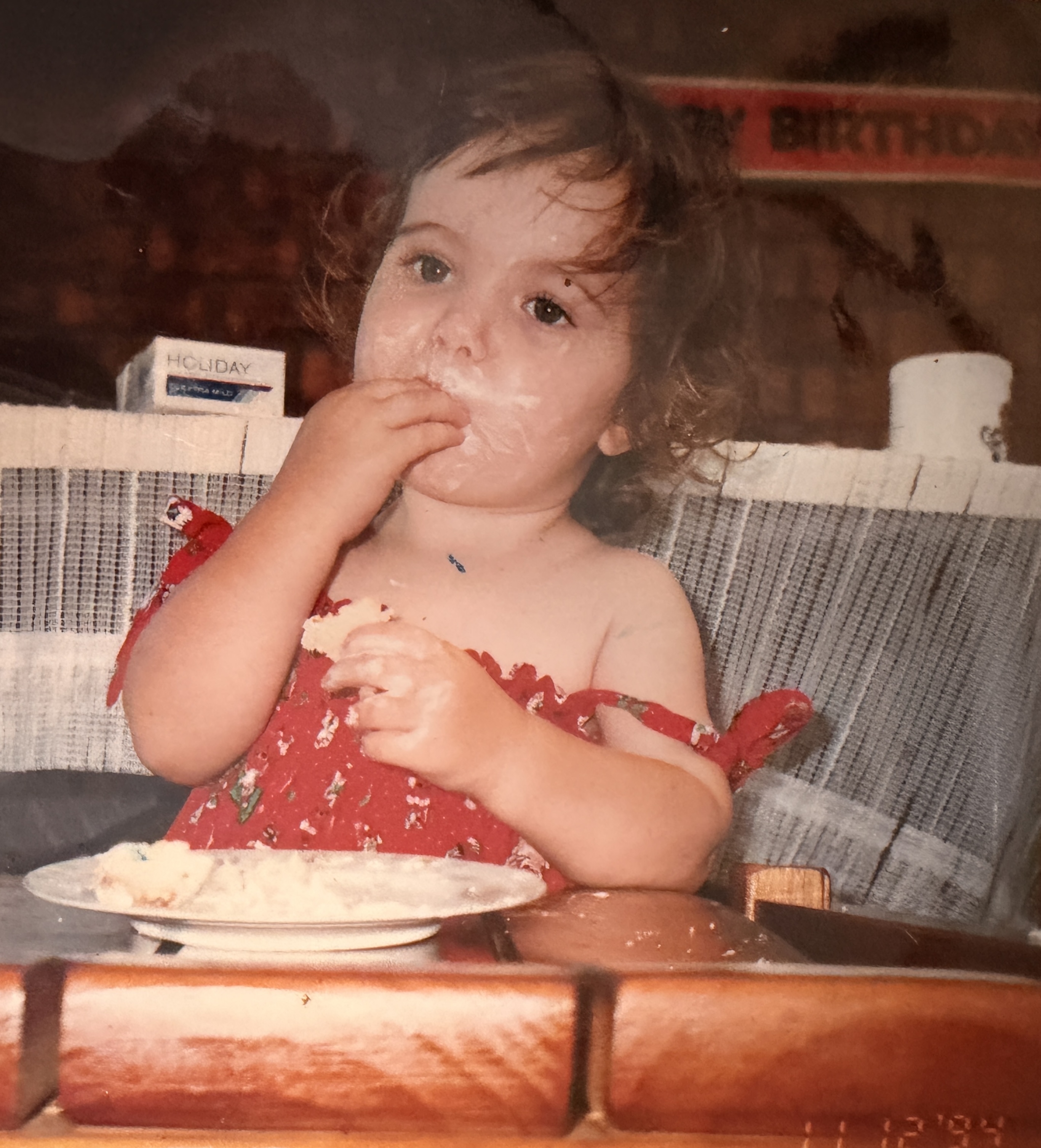 A young Kristyn — already asking why people do what they do.