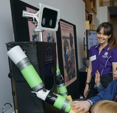 Dr Kristyn Sommer at work as a developmental scientist