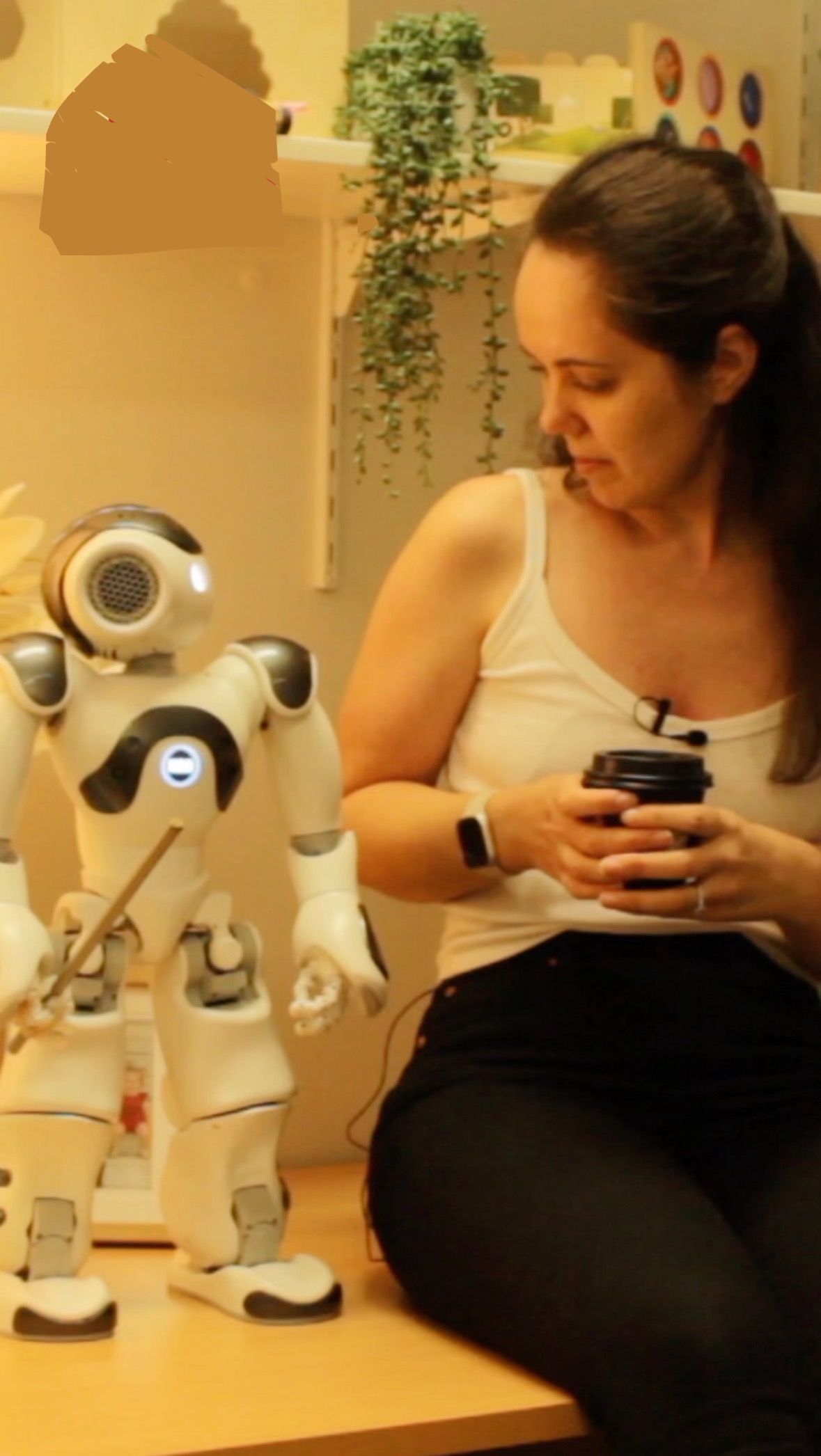 A research robot in still composition